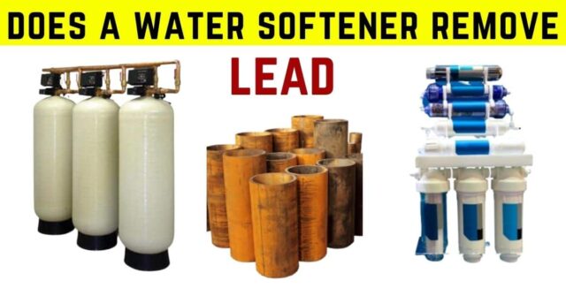 does a water softener remove lead